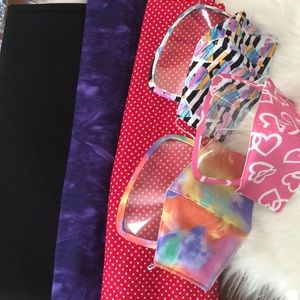 Face mask covers mouth and eyes